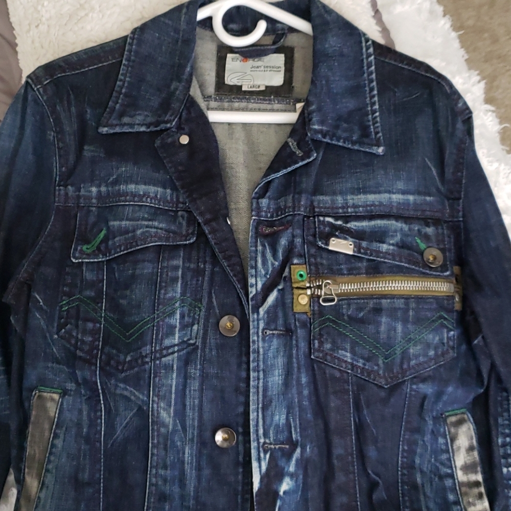 ENERGIE MENS JEAN JACKET!! AWESOME!